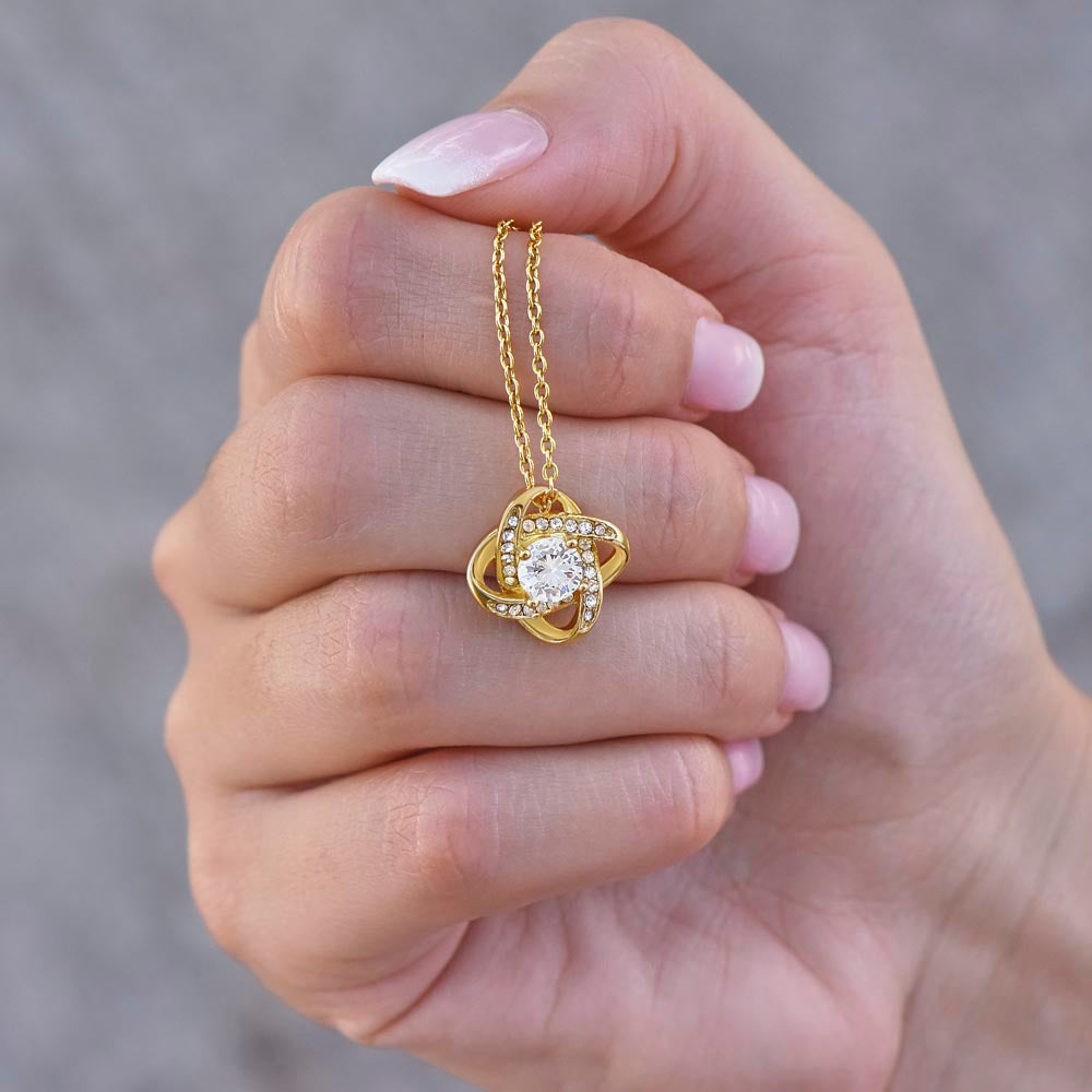 Love Knot Necklace - Everlasting Embrace