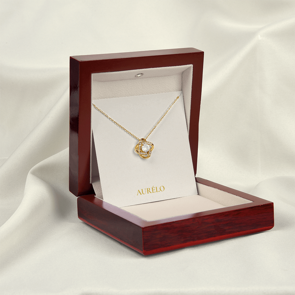 Love Knot Necklace - Everlasting Embrace