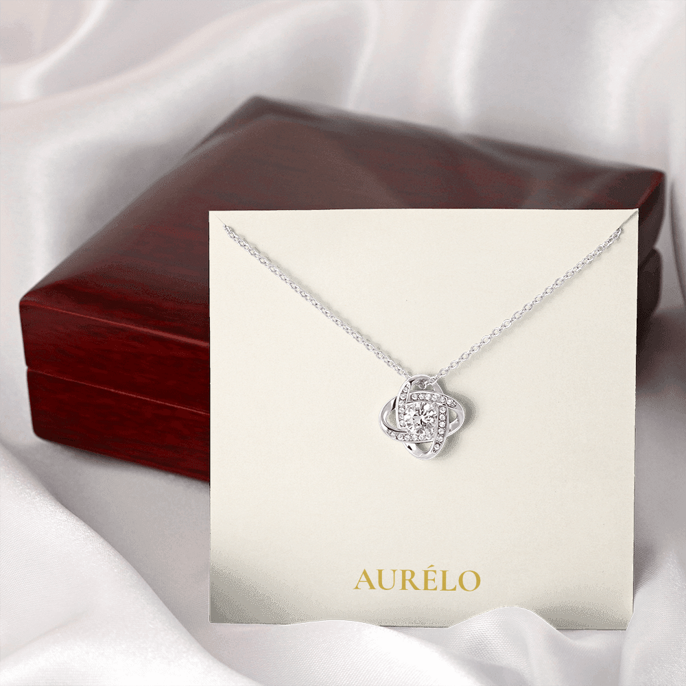Love Knot Necklace - Everlasting Embrace