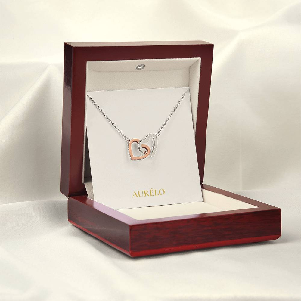Eternal Embrace Interlocking Hearts Necklace
