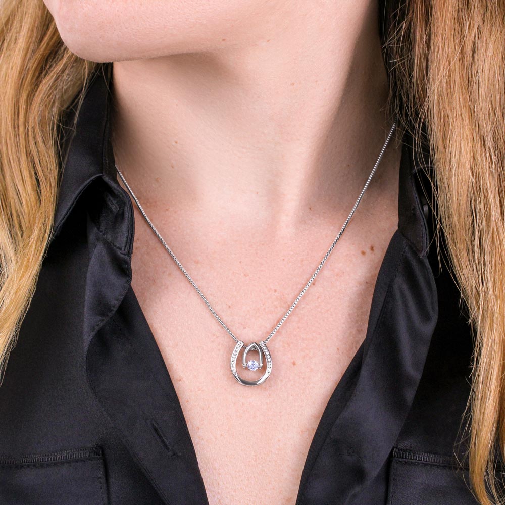 Lucky in Love Heart Pendant Necklace