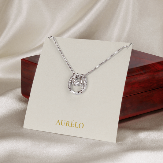 Lucky in Love Heart Pendant Necklace