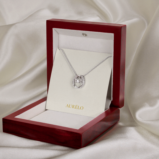 Lucky in Love Heart Pendant Necklace