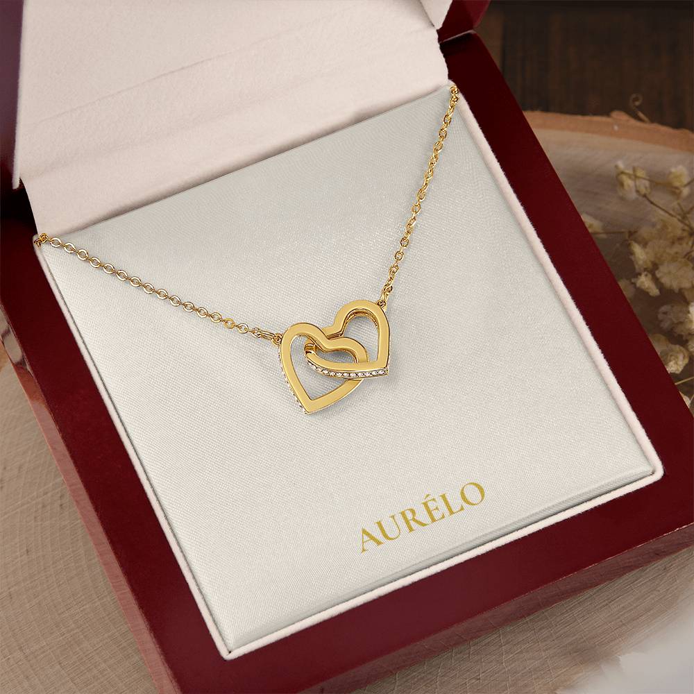 Eternal Embrace Interlocking Hearts Necklace