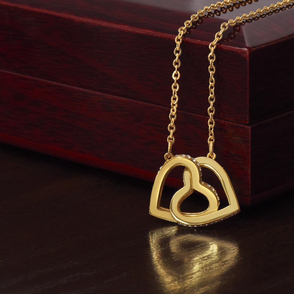 Eternal Embrace Interlocking Hearts Necklace
