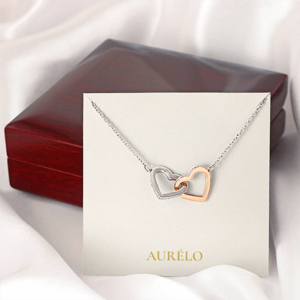 Eternal Embrace Interlocking Hearts Necklace