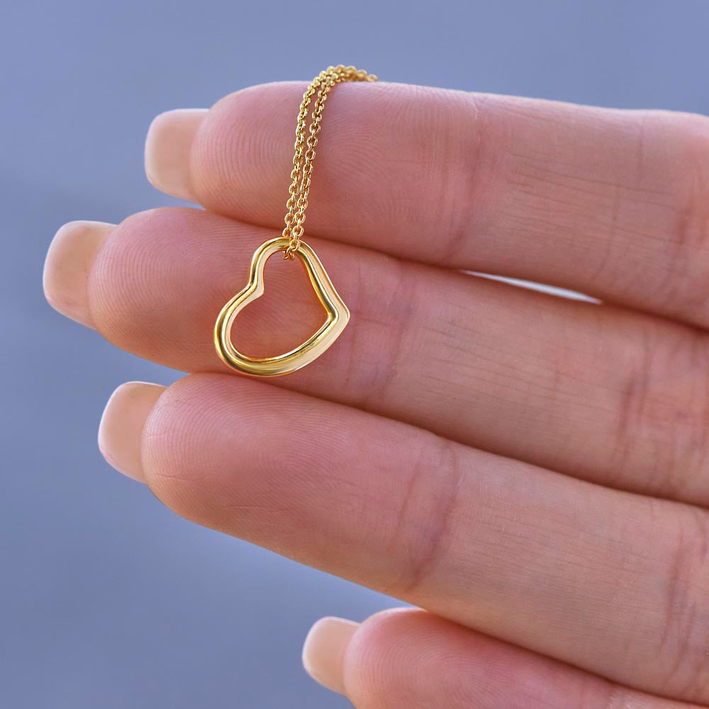 Eternal Elegance Delicate Heart Necklace