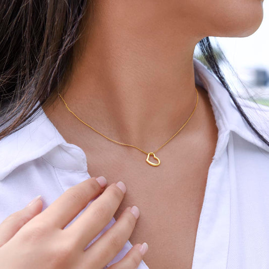 Eternal Elegance Delicate Heart Necklace