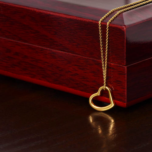 Eternal Elegance Delicate Heart Necklace