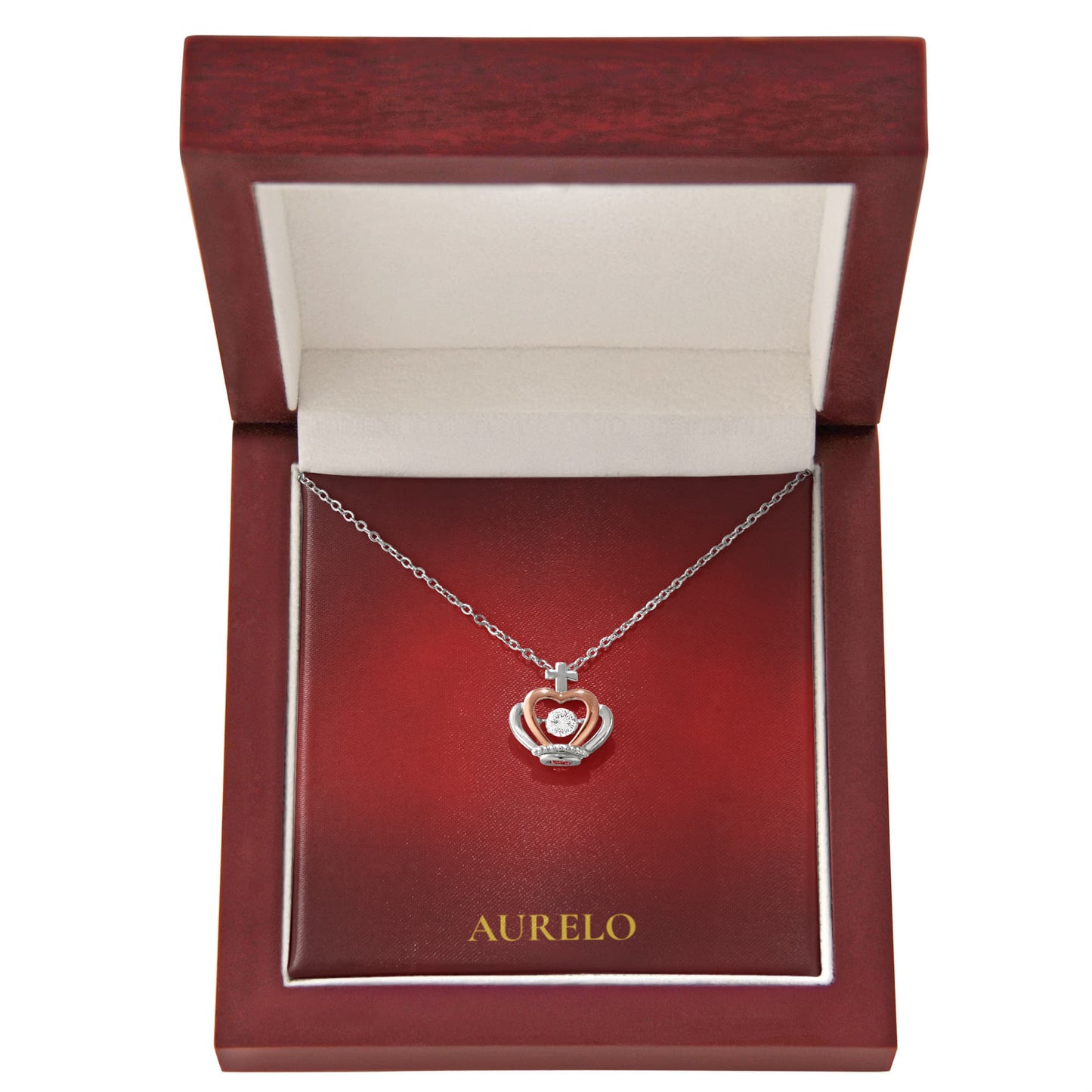 Royal Grace Crown Pendant Necklace